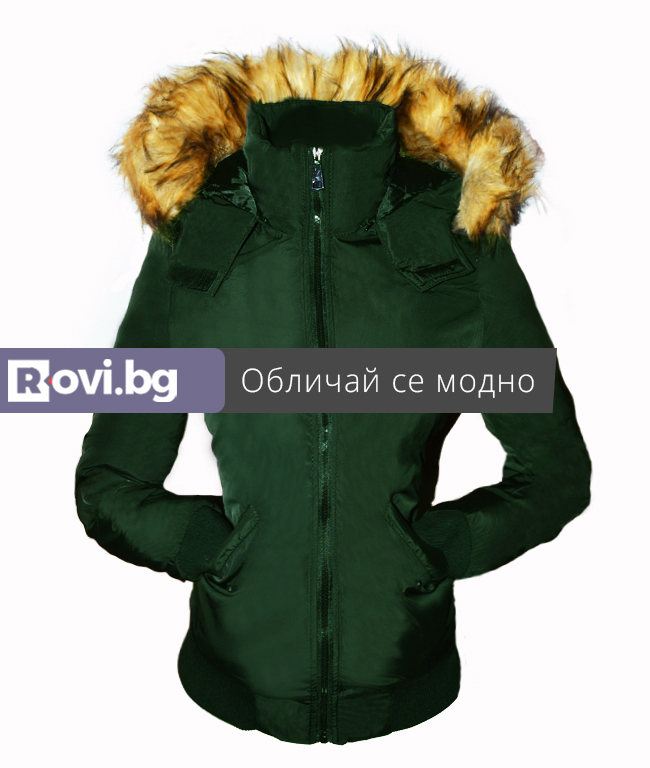 Дамско яке “Клара” зелен